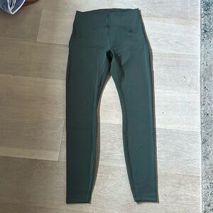 Lululemon Leggings NWOT green sz 8